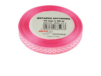 Wstążka satynowa serca 12mmx22m WSV12-1 Brewis